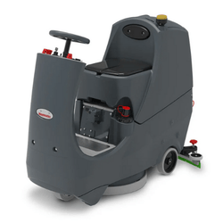 automat szorujący do czyszczenia podłóg z fotelem dla operatora