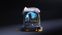 Zbieranie wody za szczotką szorującą robota Keenon